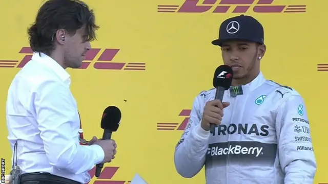 Podium interview