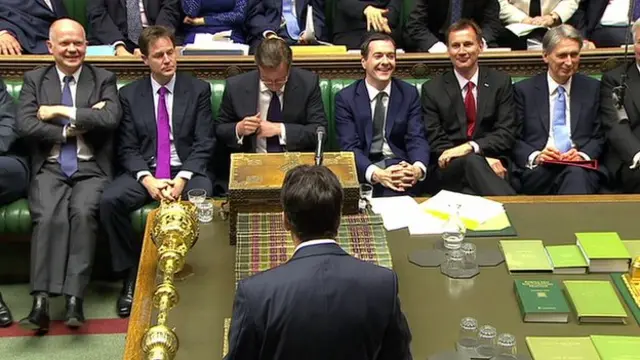 The Conservative front bench