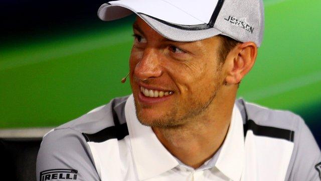 McLaren driver Jenson Button