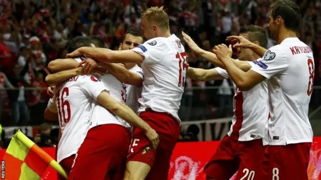 Poland celebrate