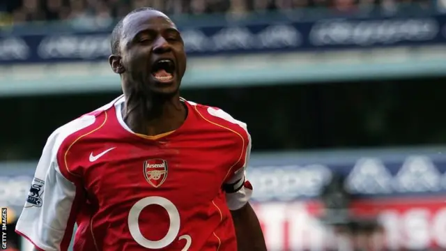 Former Arsenal and Manchester City midfielder Patrick Vieira