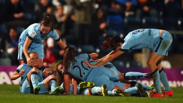 Man City celebrate