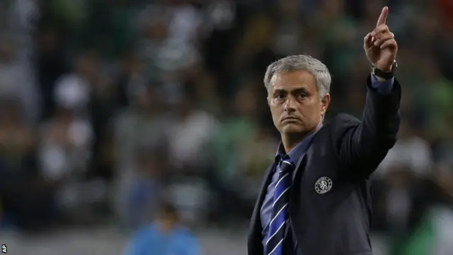 Chelsea manager Jose Mourinho