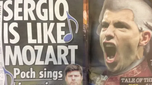 Sergio Aguero image in the Sun