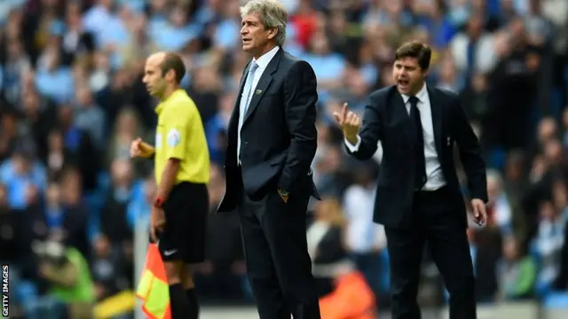 Manuel Pellgrini and Maurico Pochettino