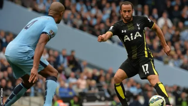 Andros Townsend with possession