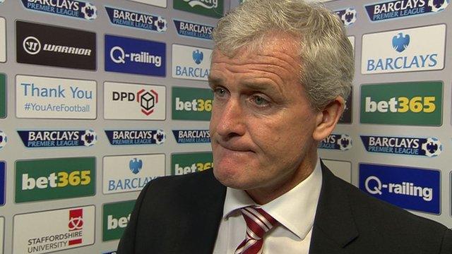 Stoke City manager Mark Hughes