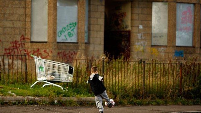 Child in Glasgow