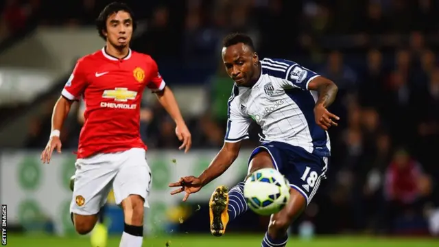 Saido Berahino scores West Brom's second goal