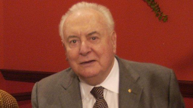 Australian Prime Minister Gough Whitlam in 2003