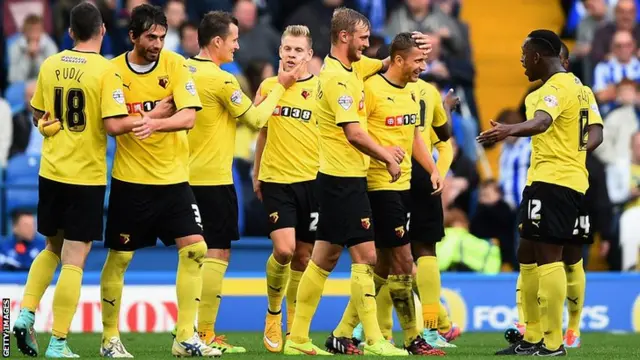 Watford celebrate