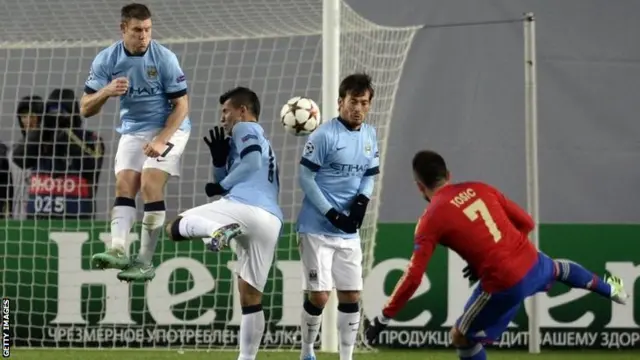 CSKA take free-kick