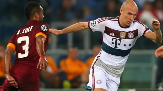 Ashley Cole and Arjen Robben