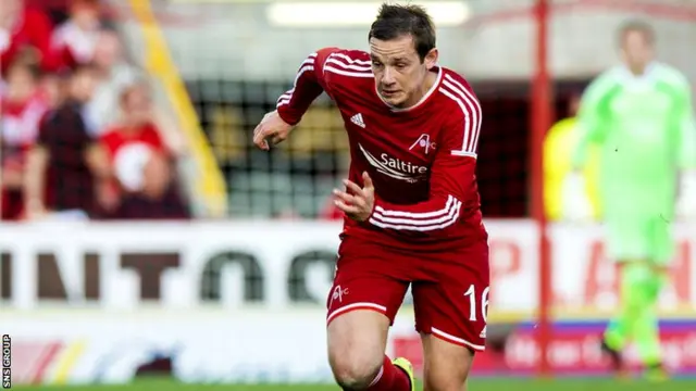 Aberdeen midfielder Peter Pawlett