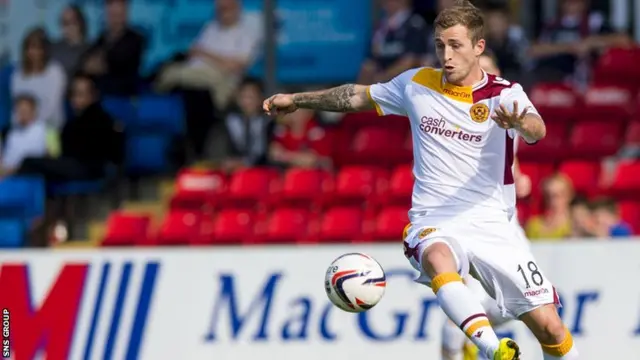 Motherwell midfielder Josh Law