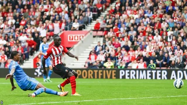 Sadio Mane scores for Southampton