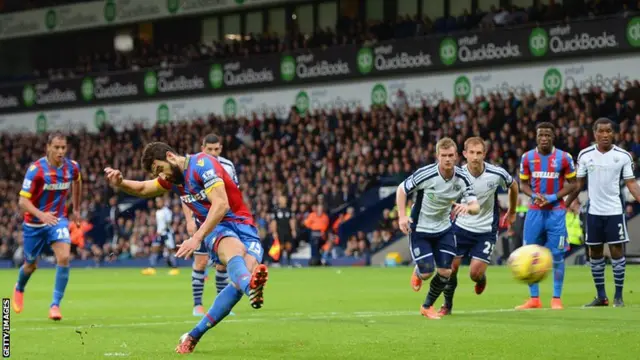 Mile Jedinak scores for Crystal Palace