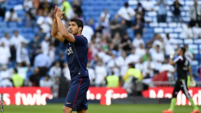 Luis Suarez at the Bernabeu