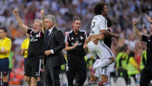 Real Madrid celebrate