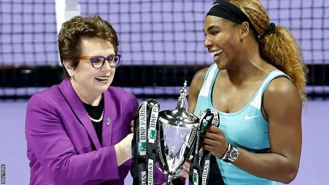 Billie-Jean King and Serena Williams