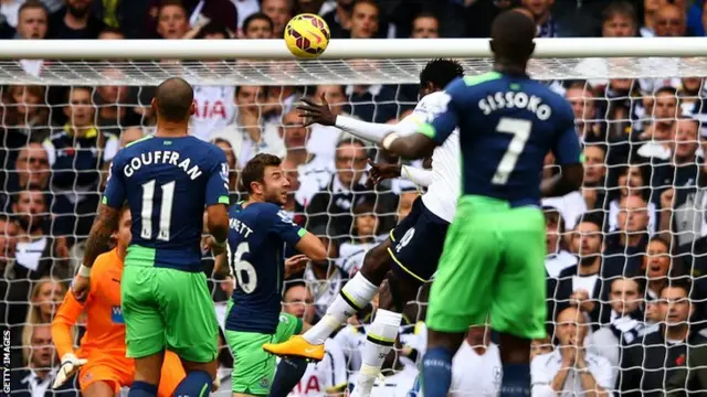 Emmanuel Adebayor of Spurs