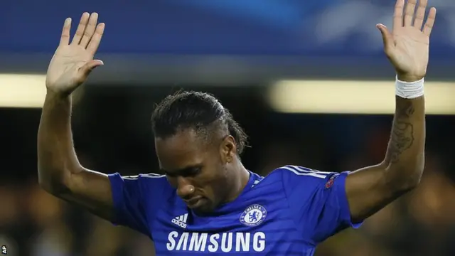 Chelsea striker Didier Drogba