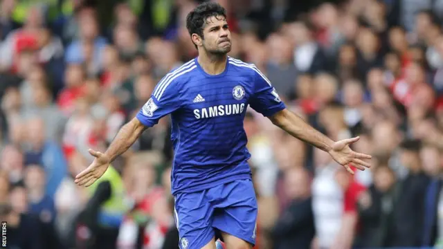 Chelsea striker Diego Costa