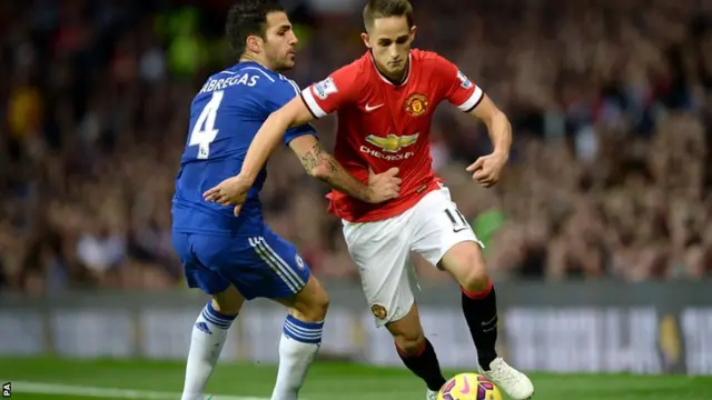 Cesc Fabregas and Adnun Januzaj