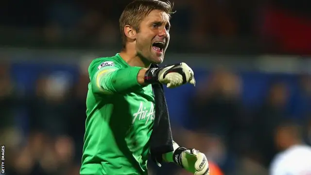 QPR keeper Robert Green