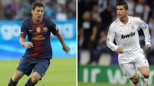 Lionel Messi and Cristiano Ronaldo