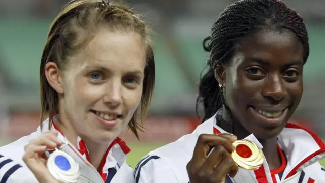 Nicola Sanders and Christine Ohuruogu