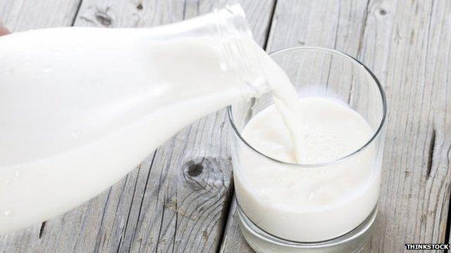 File picture of milk being poured