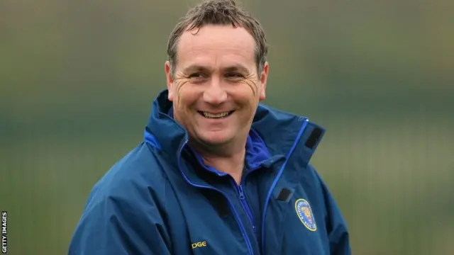 Shrewsbury Town manager Micky Mellon