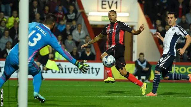 Callum Wilson scores for Bournemouth