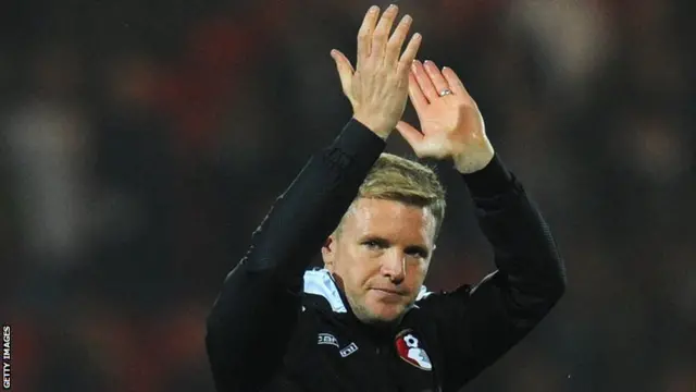 Bournemouth manager Eddie Howe