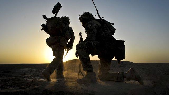 British soldiers in Afghanistan