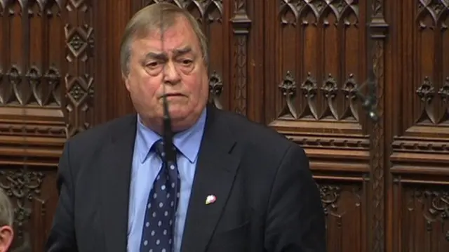 Former Deputy Prime Minister John Prescott