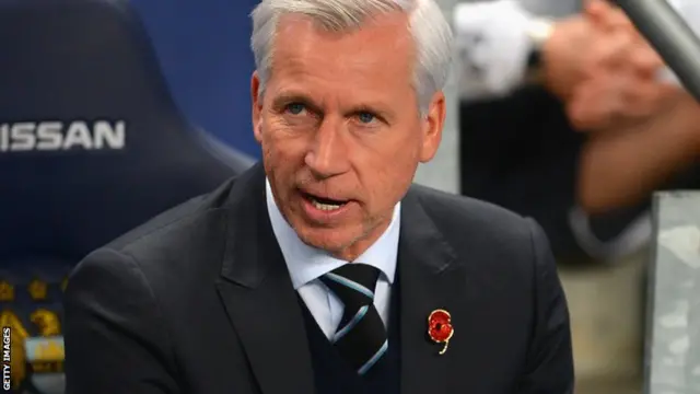 Newcastle United manager Alan Pardew