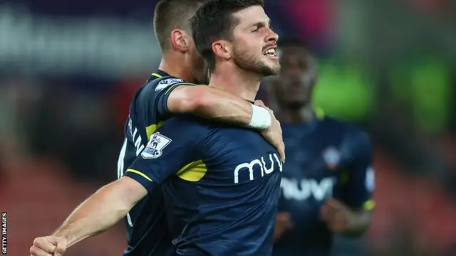 Shane Long celebrates