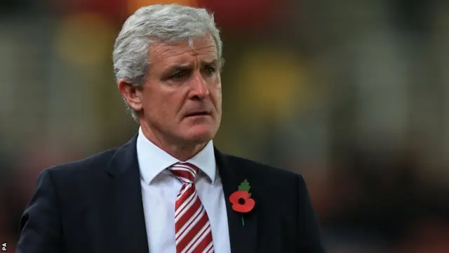 Stoke City manager Mark Hughes