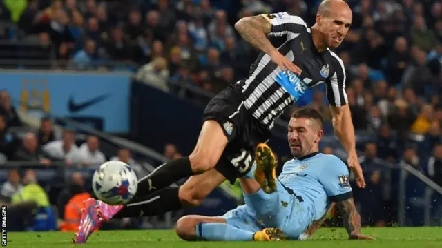 Gabriel Obertan is brought down