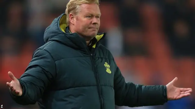 Southampton manager Ronald Koeman