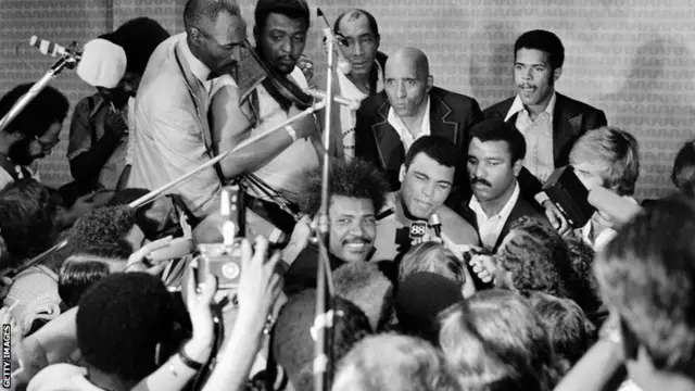 Muhammad Ali and promoter Don King