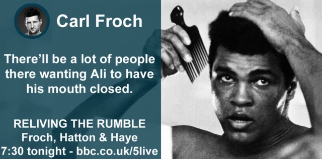 Carl Froch pre-fight