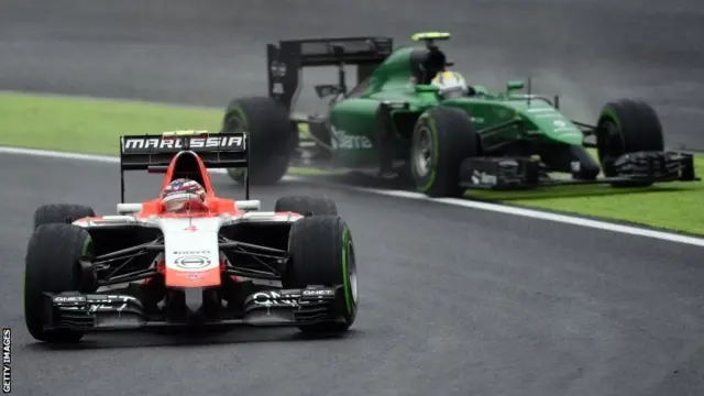 Max Chilton and Marcus Ericsson