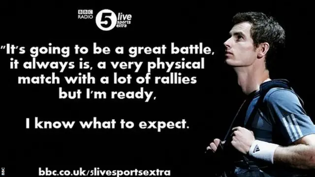 Andy Murray on 5 live sports extra