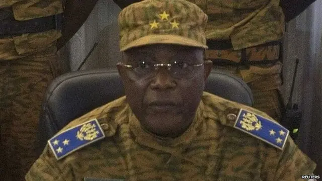 General Honore Traore, chief of the Burkina Faso armed forces