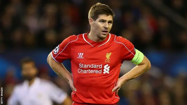 Liverpool captain Steven Gerrard