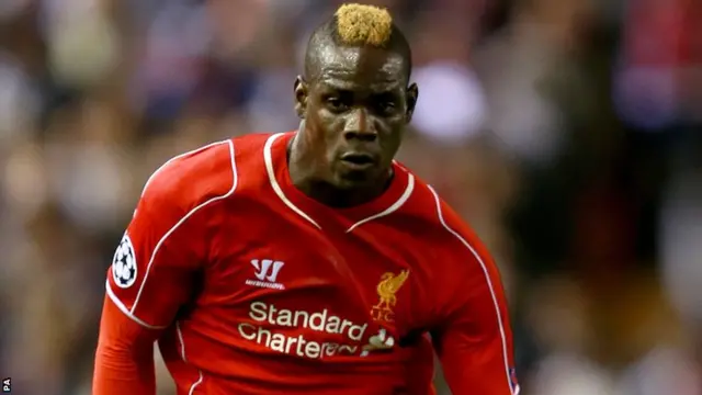 Liverpool striker Mario Balotelli