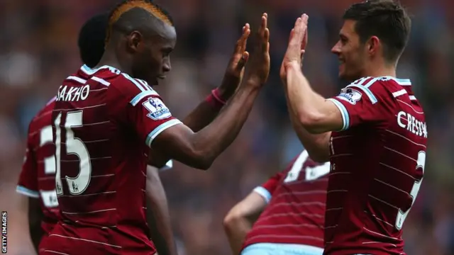 West Ham United celebrate